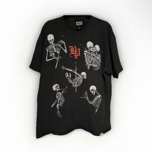 Broken Promises Skeleton Black Vintage TShirt Size XL
